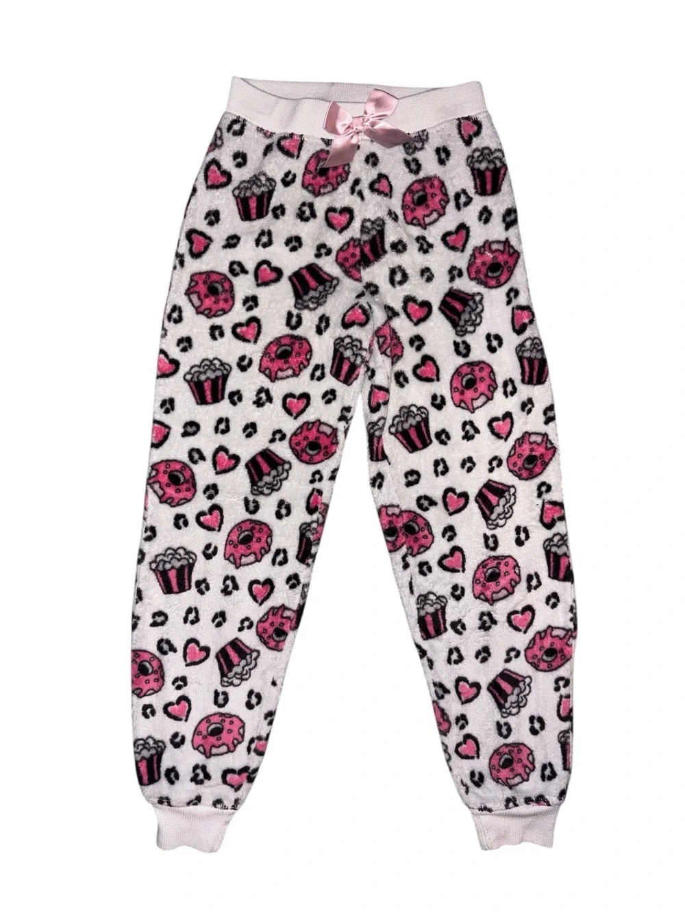 ⭐️5FOR$25⭐️ Girls Pink Donut & Cupcake Fleece Pajama Pants